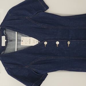 Zara Indigo Denim Dress